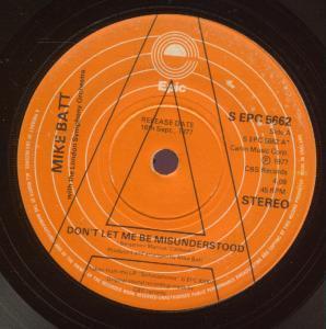 Mike Batt - Don't Let Me Be Misunderstood - 7 Inch