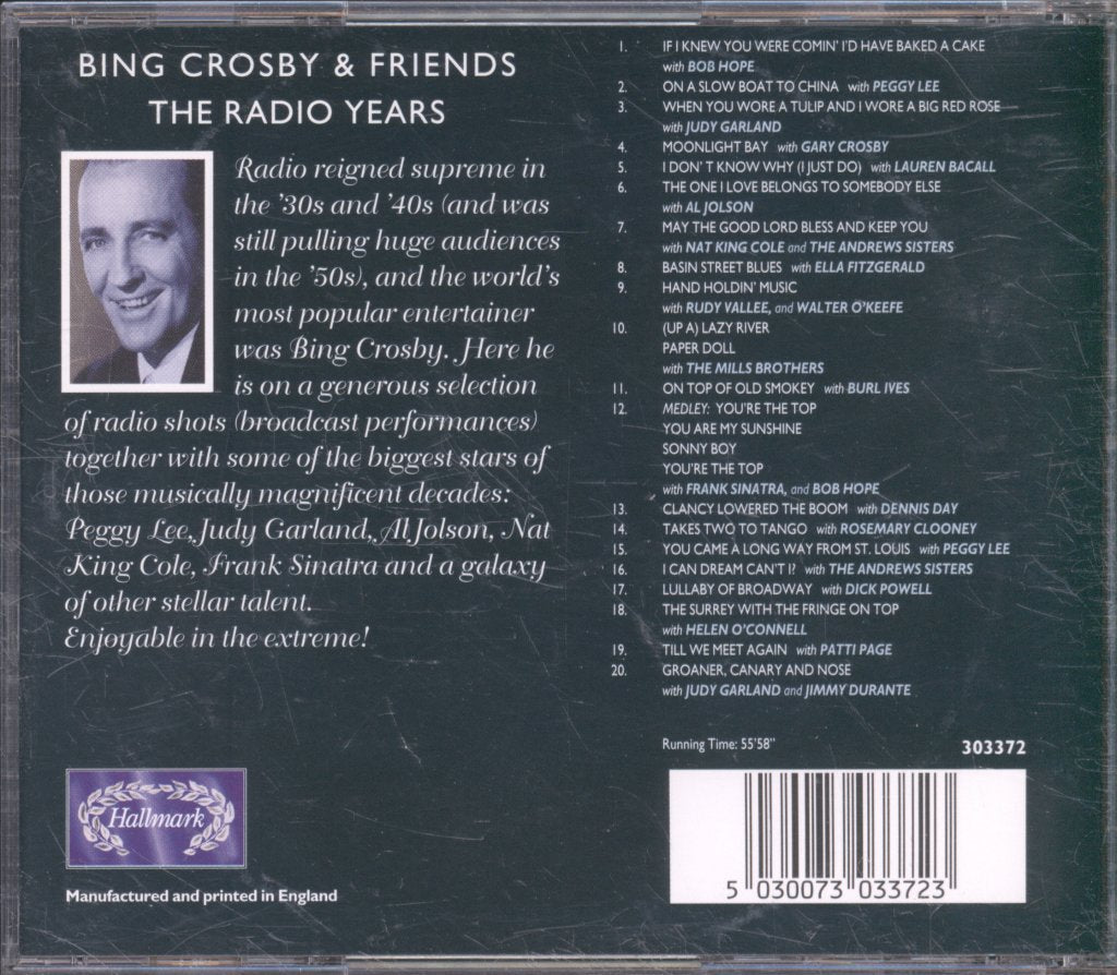 Bing Crosby & His Friends - Radio Years - Cd