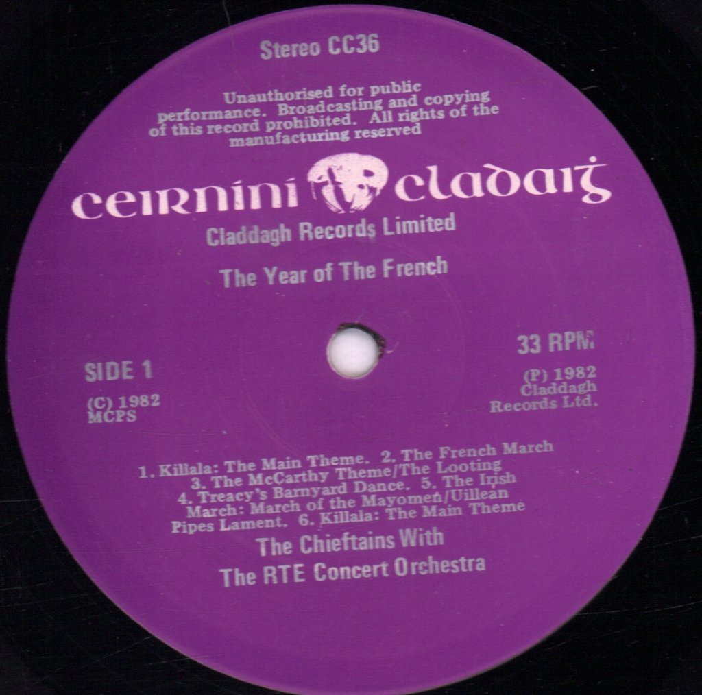 Chieftains - Year Of The French - Lp