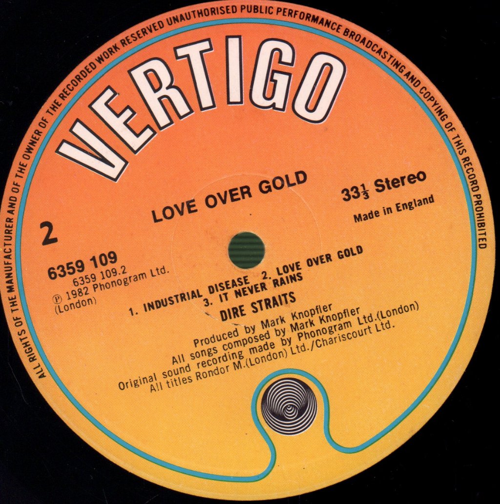 Dire Straits - Love Over Gold - Lp