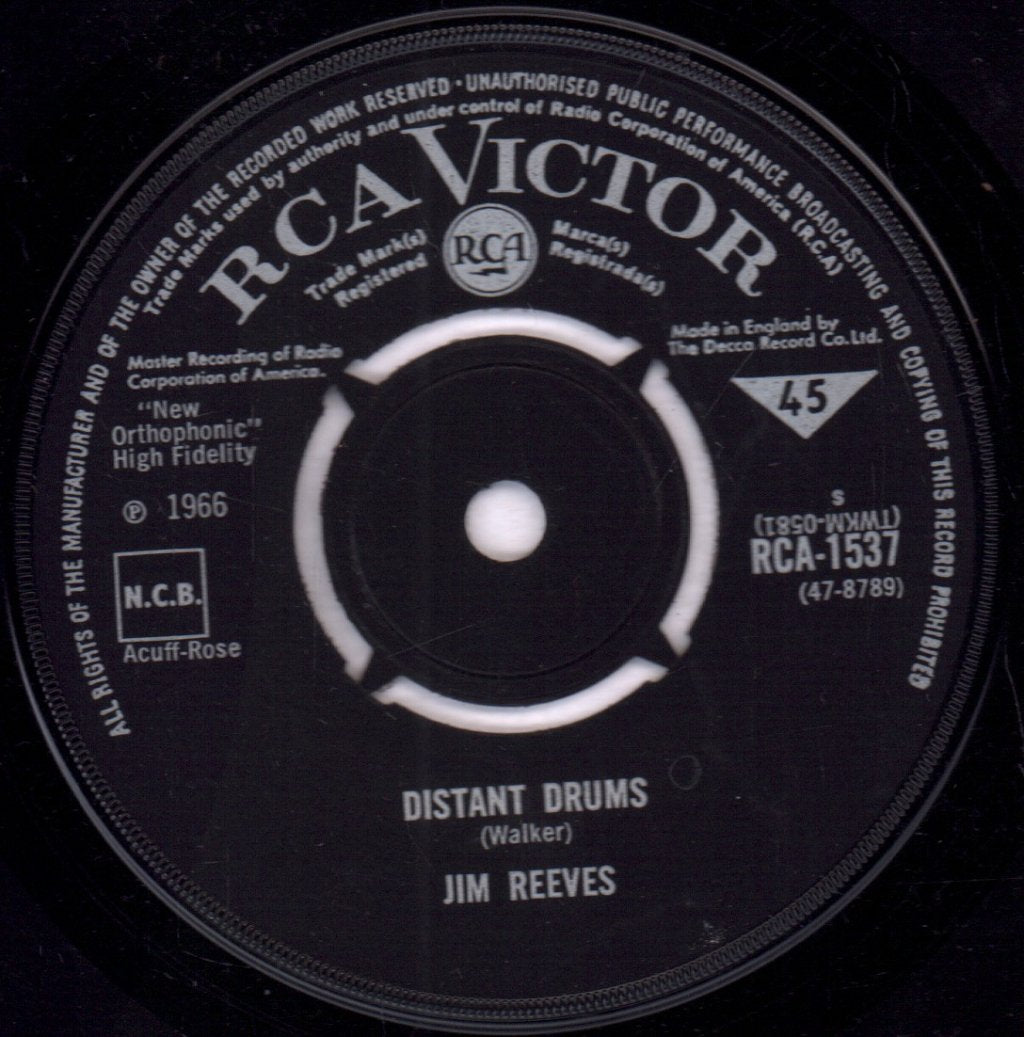 Jim Reeves - Distant Drums - 7 Inch