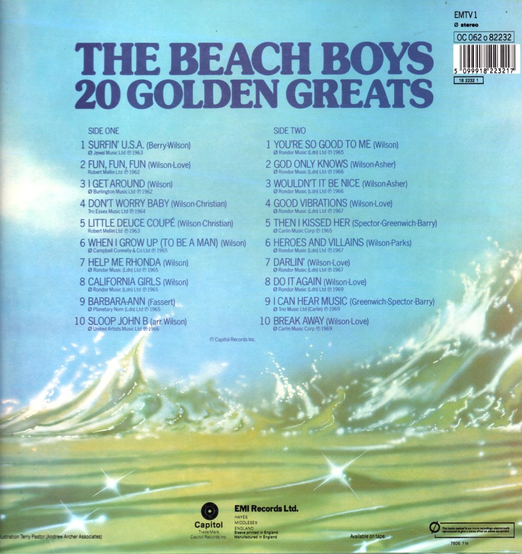 Beach Boys - 20 Golden Greats - Lp