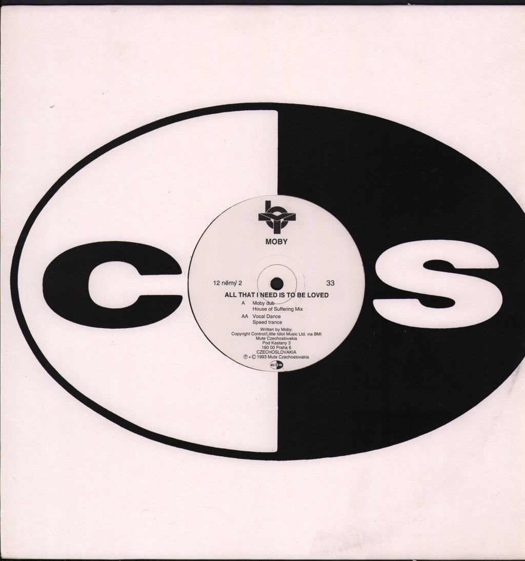 Moby - All That I Need Is To Be Loved - 12 Inch