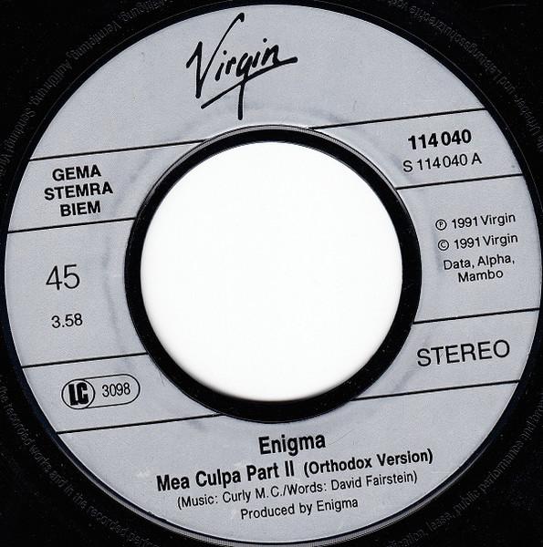 Enigma - Mea Culpa Part II - 7 Inch