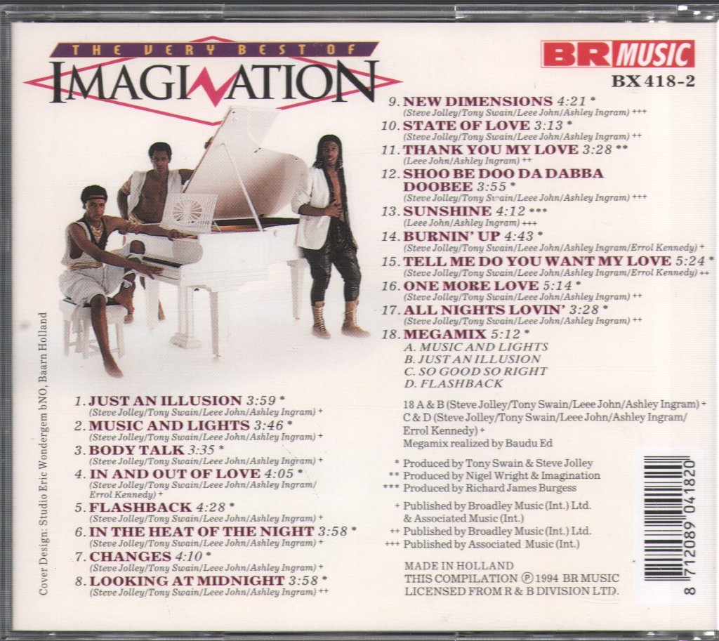 Imagination - Singles - Cd