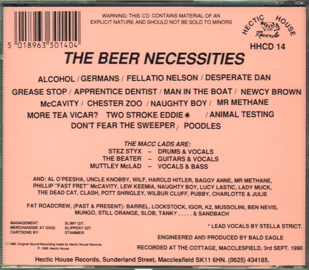 Macc Lads - Beer Necessities - Cd