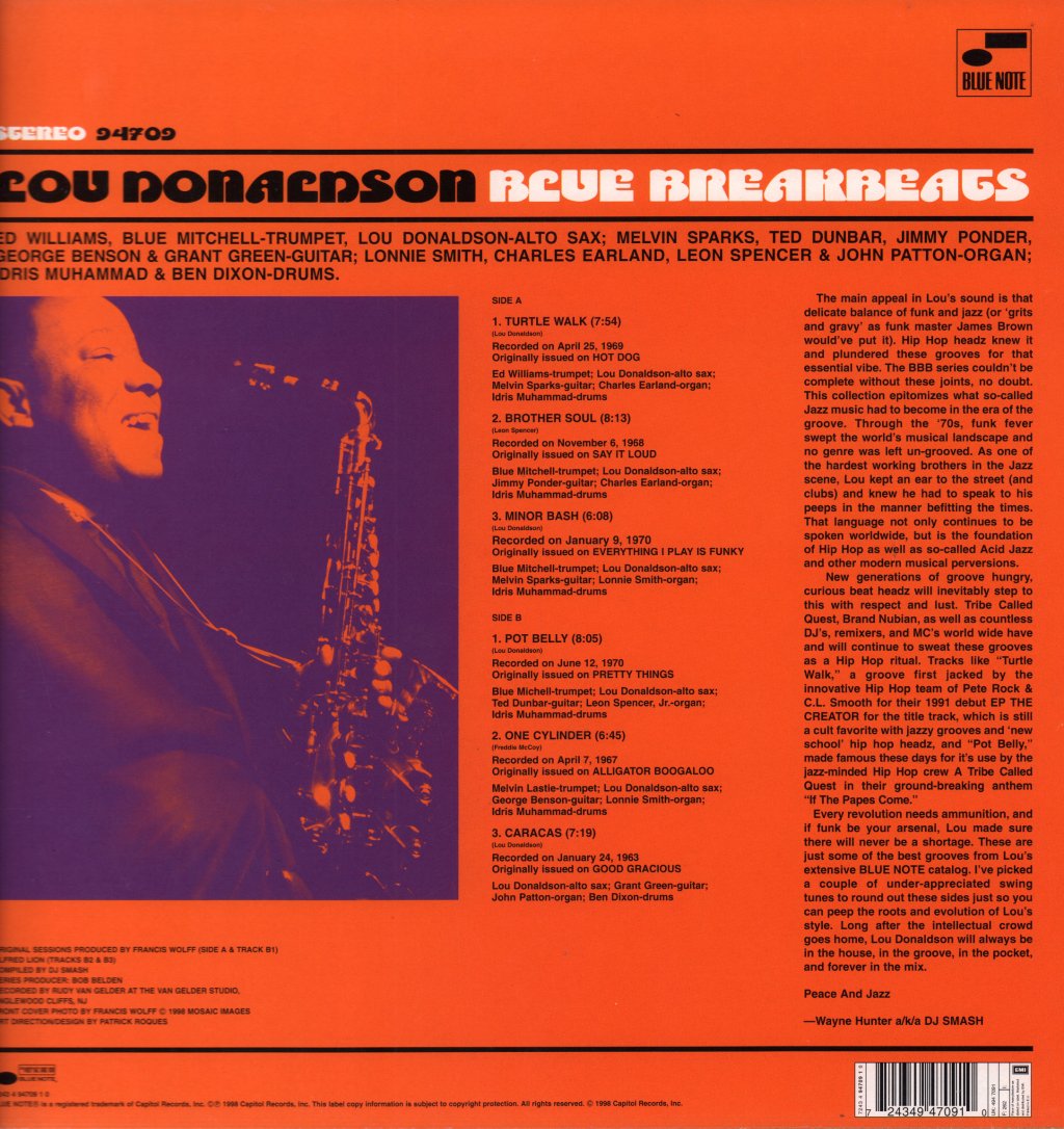 Lou Donaldson - Blue Breakbeats - Lp