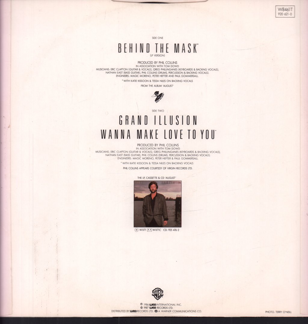 Eric Clapton - Behind The Mask - 12 Inch