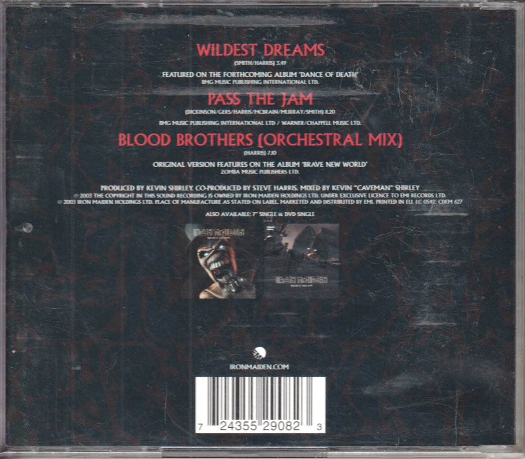 Iron Maiden - Wildest Dreams - Cd