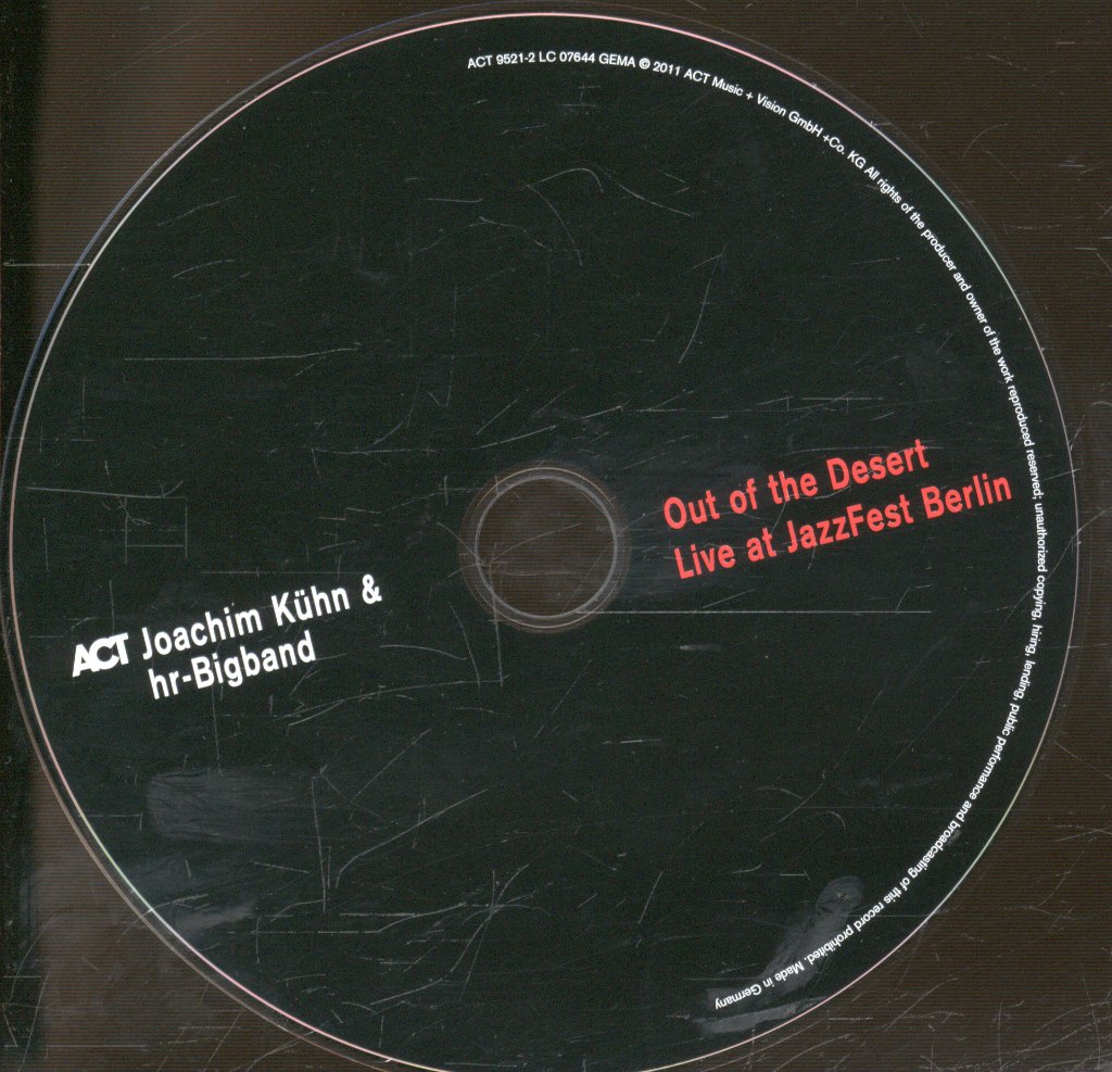 Joachim Kühn Trio & hr-Bigband - Out Of The Desert Live At Jazzfest Berlin - Cd