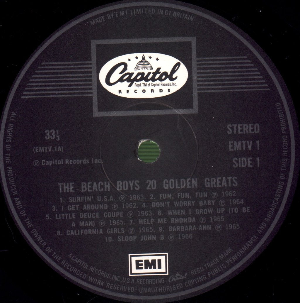 Beach Boys - 20 Golden Greats - Lp
