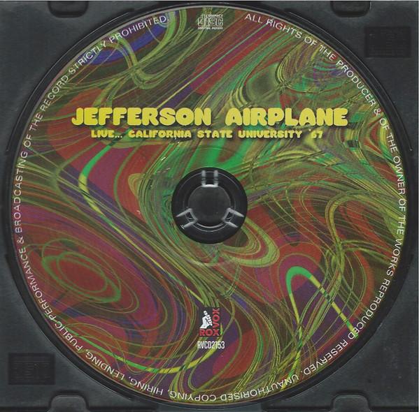 Jefferson Airplane - Live... California State University '67 - Cd