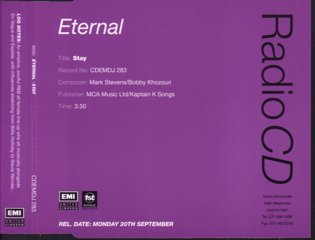 Eternal (Female Group) - Stay - Cd