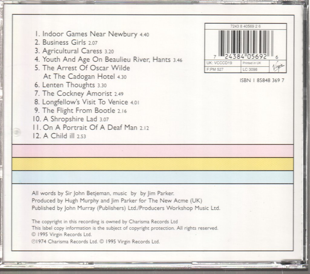 John Betjeman - Betjeman's Banana Blush - Cd