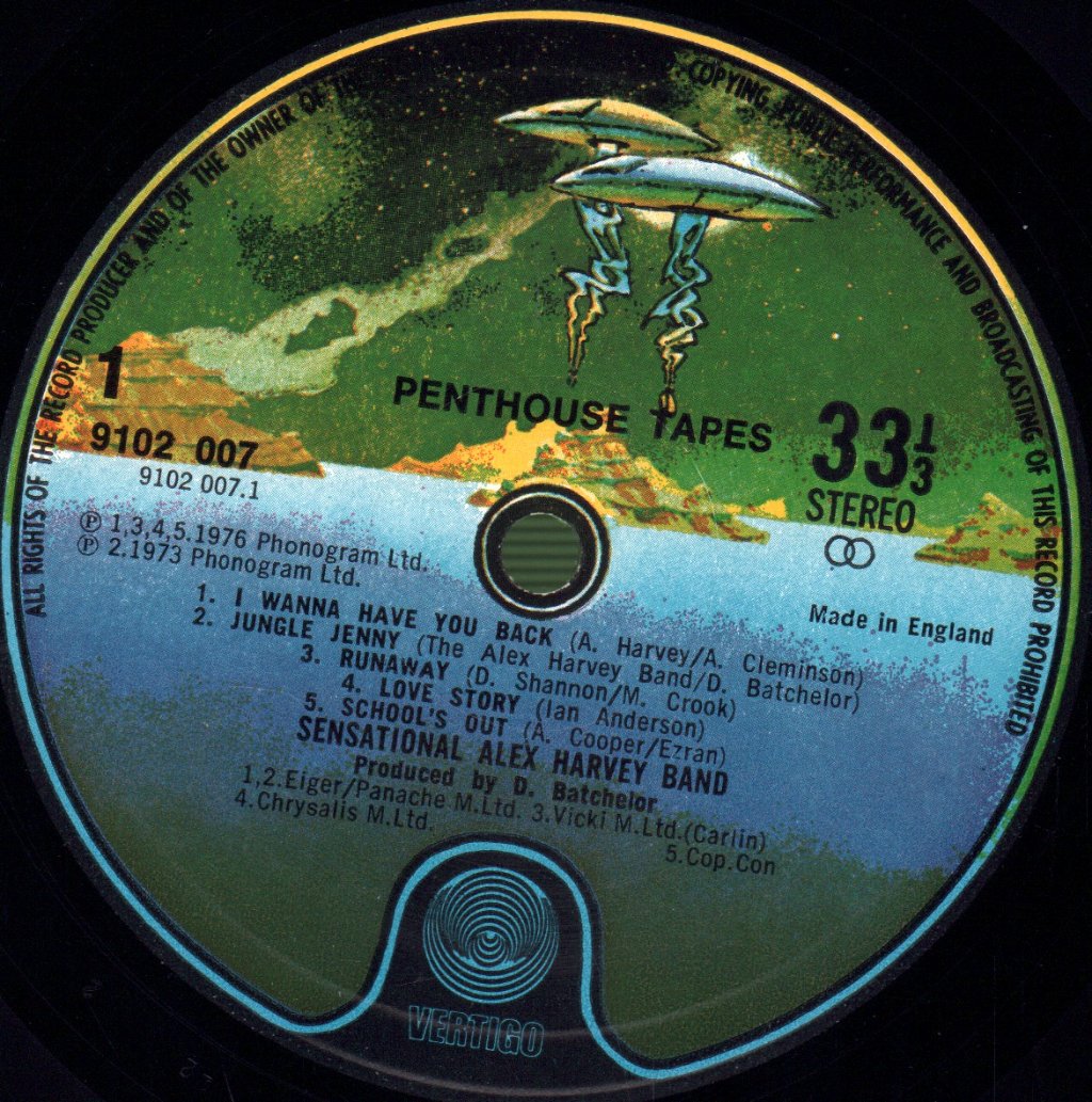 Sensational Alex Harvey Band - Penthouse Tapes - Lp