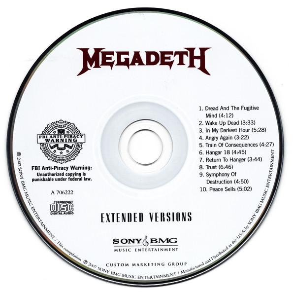 Megadeth - Extended Versions - Cd