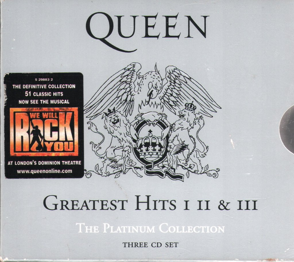 Queen - Greatest Hits 1, 2 And 3 - Cd Set
