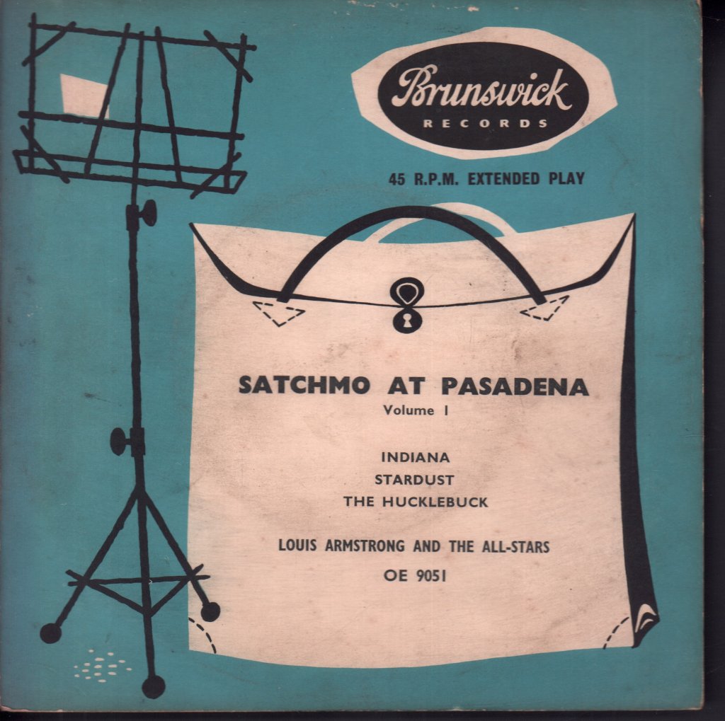 Louis Armstrong And His All-Stars - Satchmo At Pasadena (Volume 1) - 7 Inch