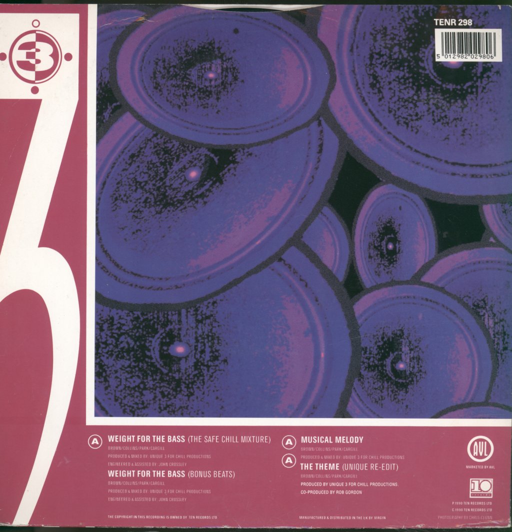 Unique 3 - Unique 4 Track E.P. - 12 Inch