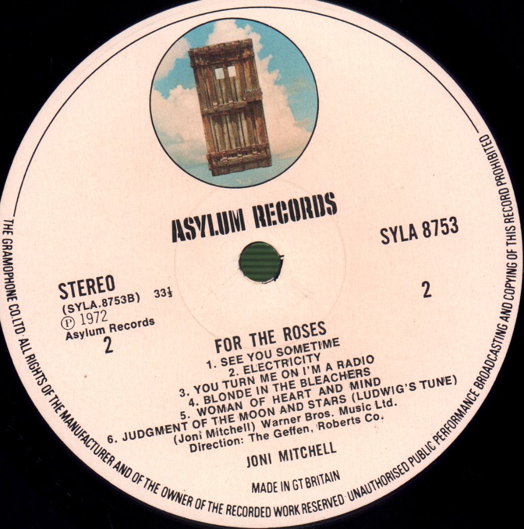 Joni Mitchell - For The Roses - Lp