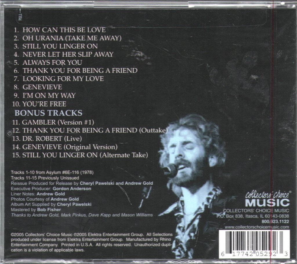 Andrew Gold - All This And Heaven Too - Cd