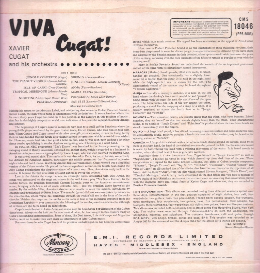 Xavier Cugat - Viva Cugat - Lp