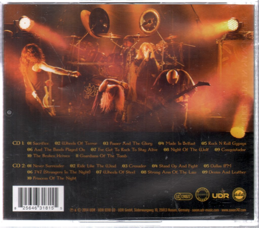 Saxon - St George's Day Sacrifice Live In Manchester - Double Cd