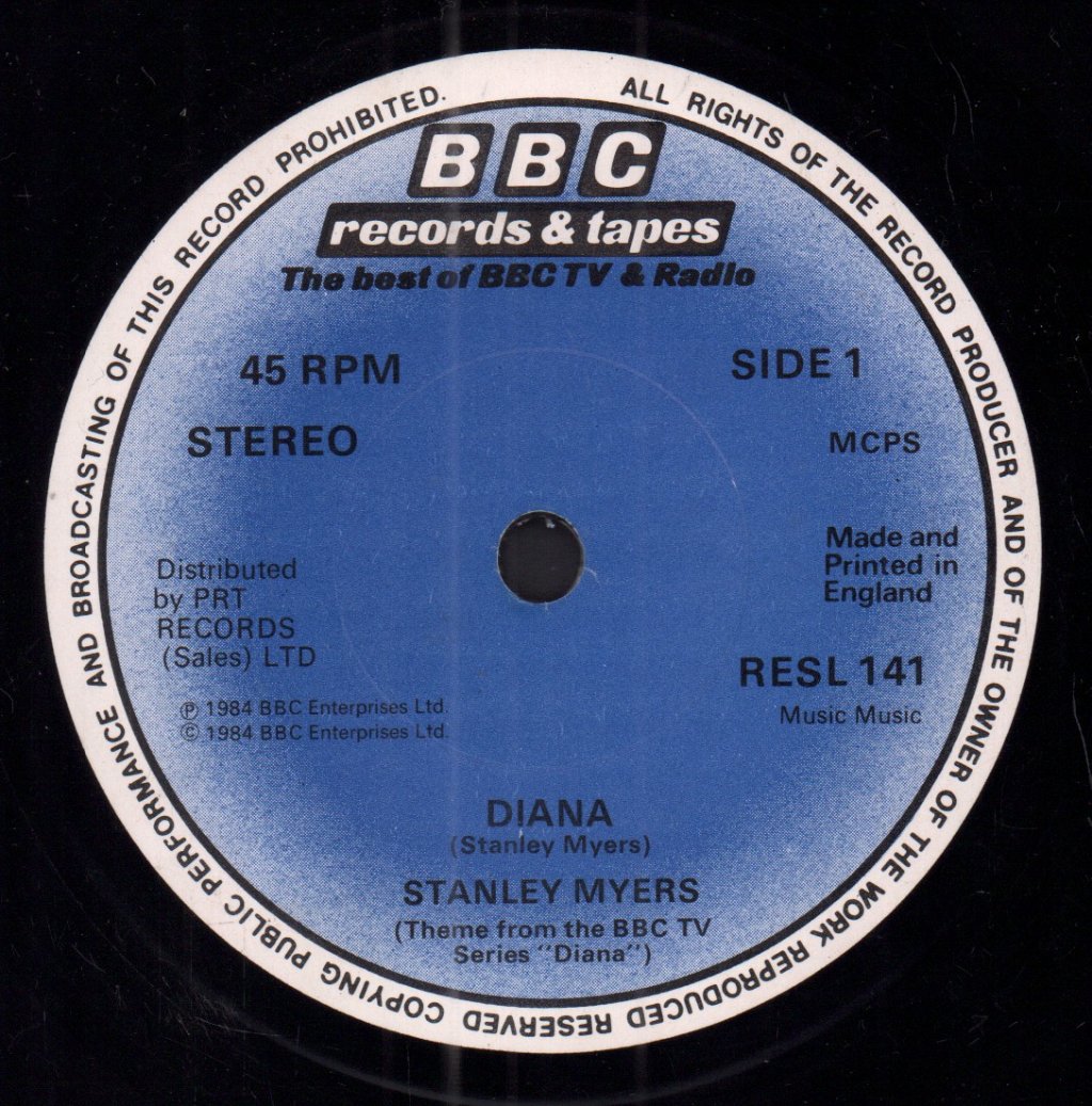 Stanley Myers - Diana - 7 Inch