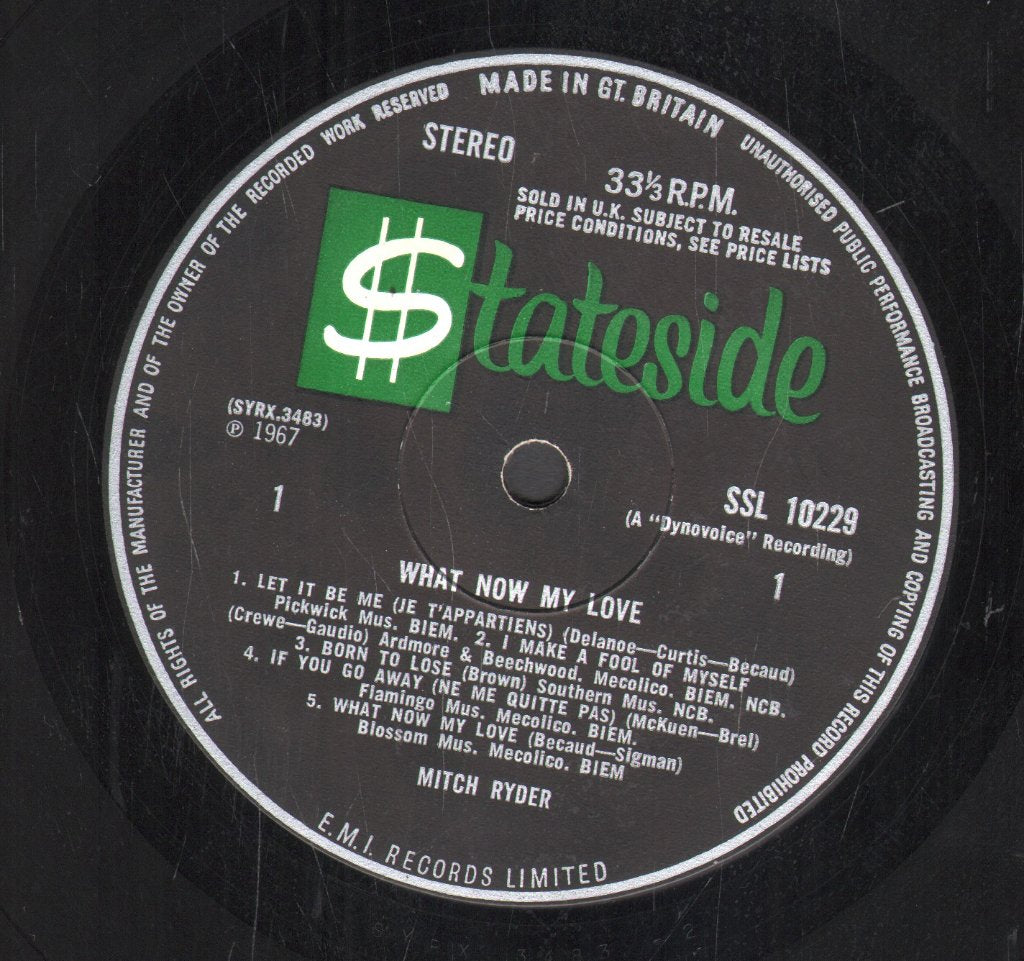 Mitch Ryder - What Now My Love - Lp