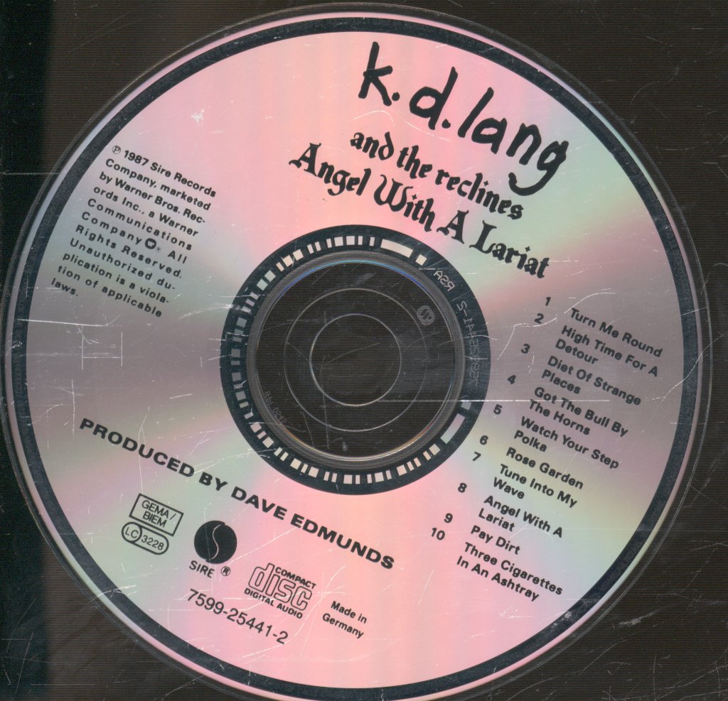 K.d. Lang And The Reclines - Angel With A Lariat - Cd
