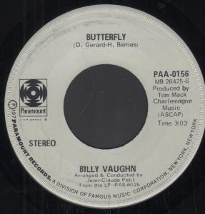 Billy Vaughn - Butterfly - 7 Inch