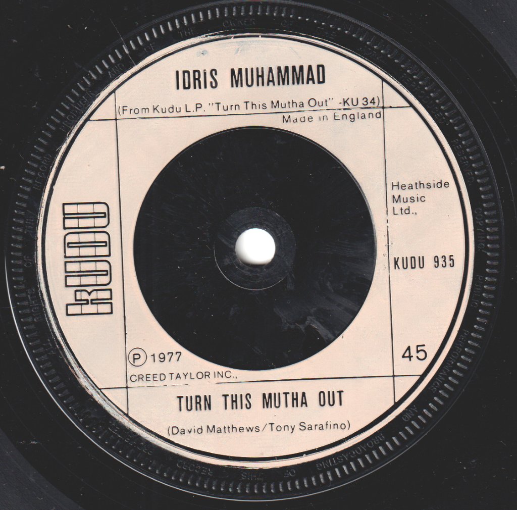 Idris Muhammad - Could Heaven Ever Be Like This - 7 Inch