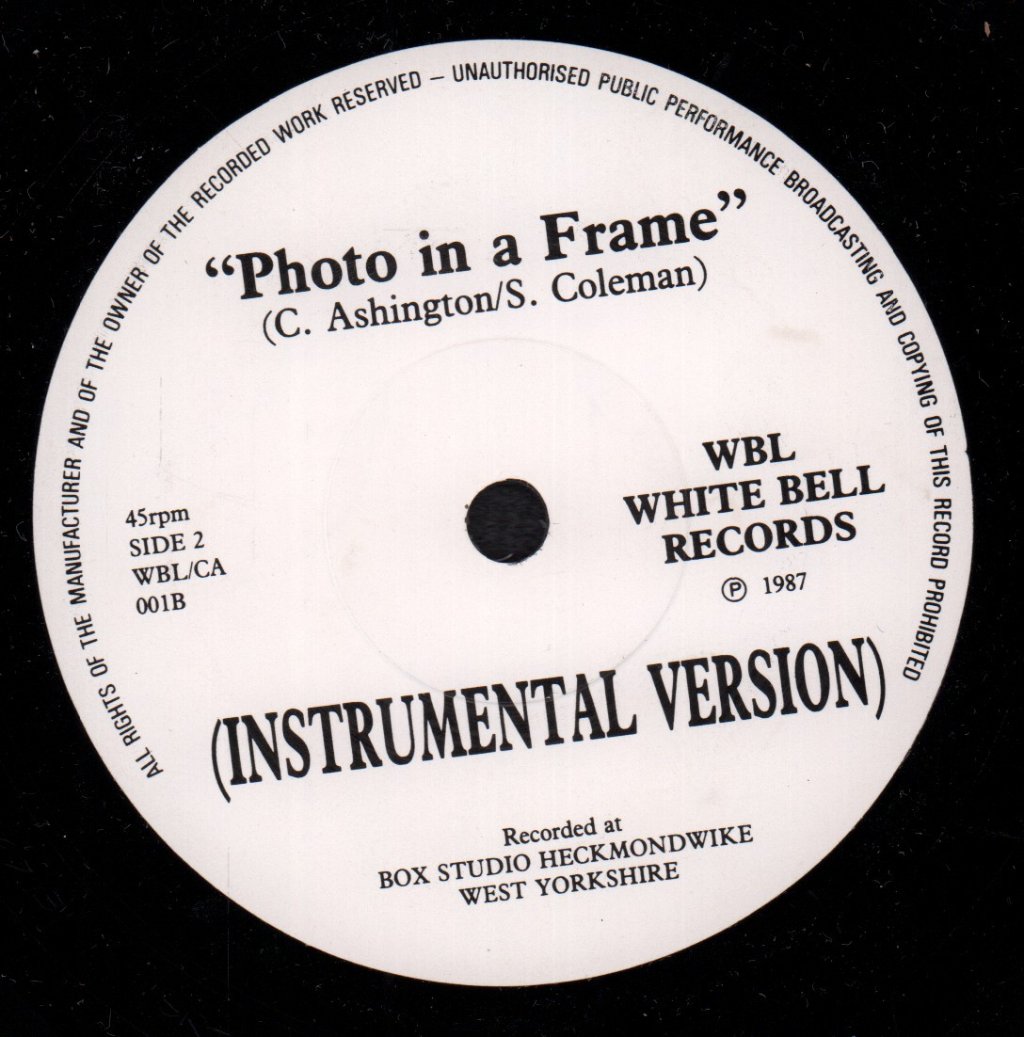 Carl Ashington - Photo In A Frame - 7 Inch