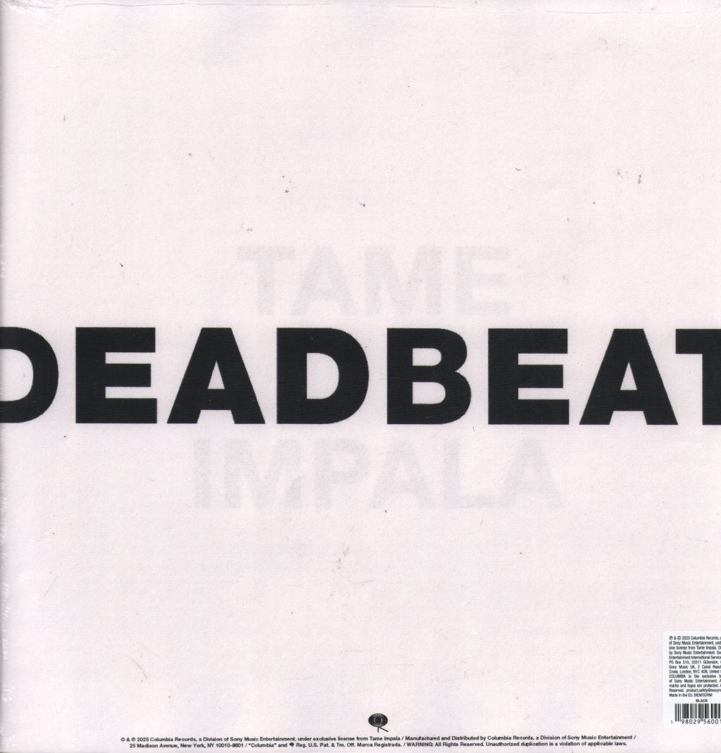 Tame Impala - Deadbeat - Double Lp