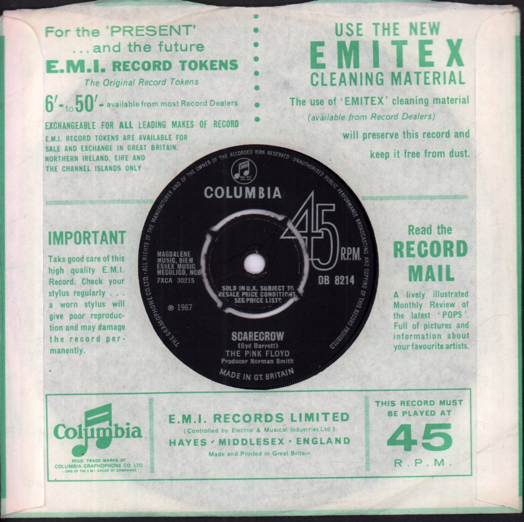Pink Floyd - See Emily Play - 7 Inch