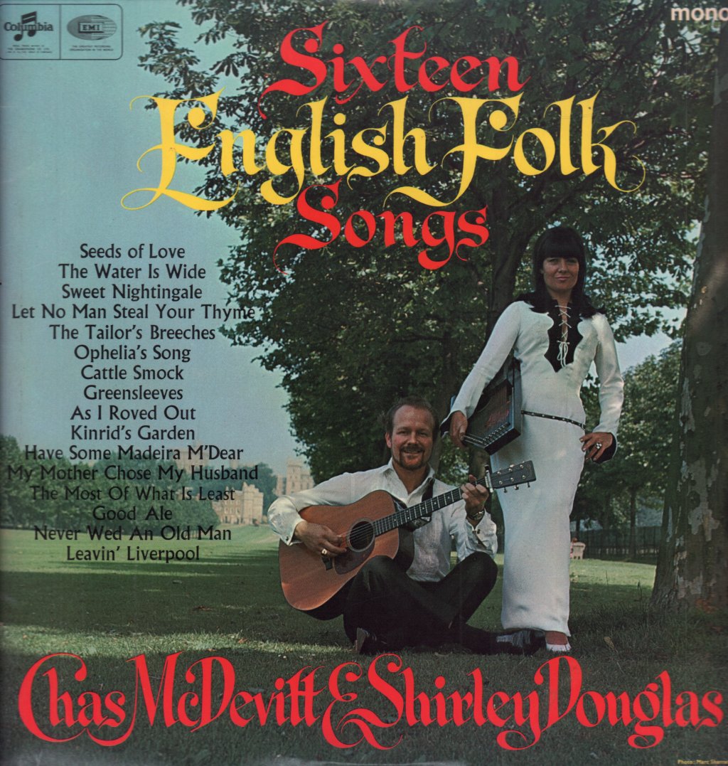 Chas Mcdevitt And Shirley Douglas - Sixteen English Folk Songs - Lp