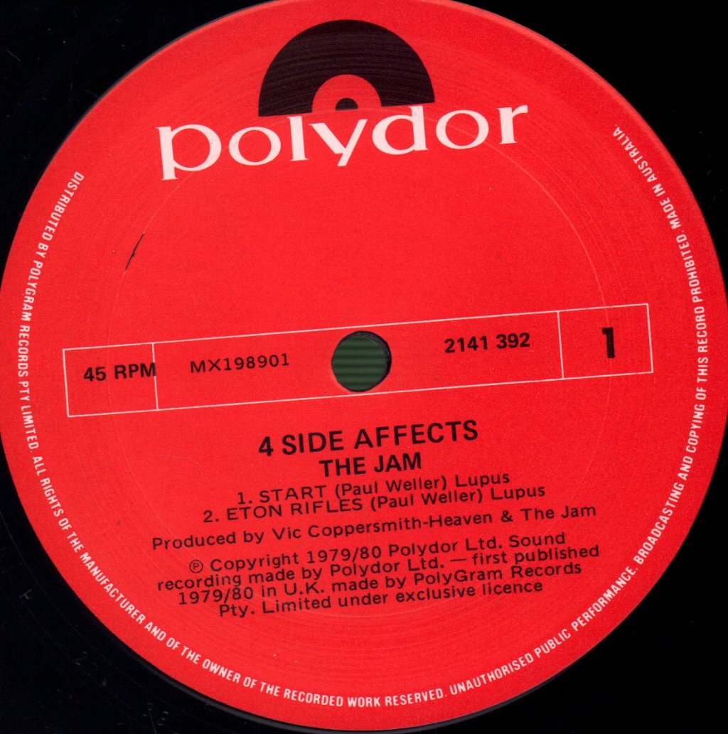 Jam - 4 Side Affects - 12 Inch