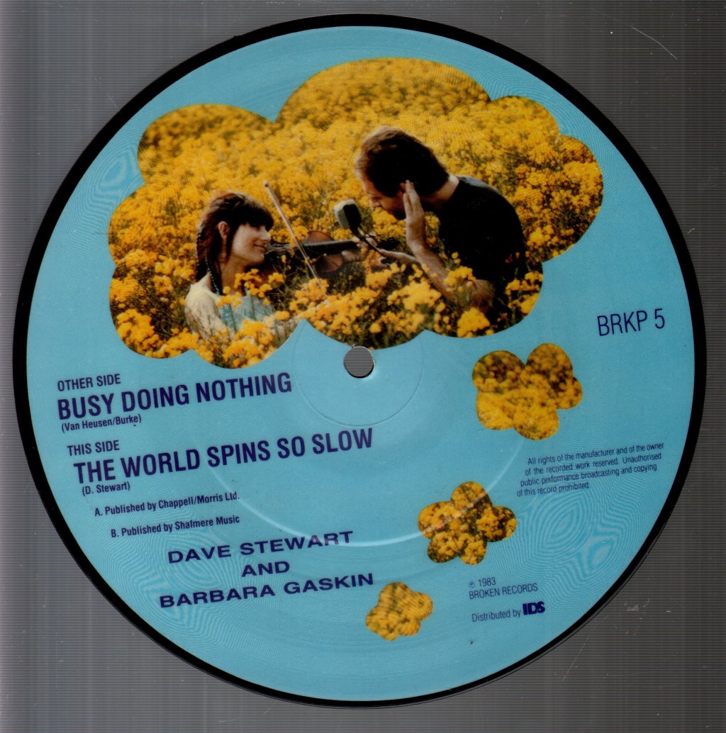 Dave Stewart And Barbara Gaskin - Busy Doing Nothing - 7 Inch