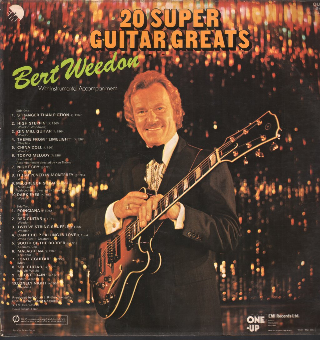 Bert Weedon - 20 Super Guitar Greats - Lp