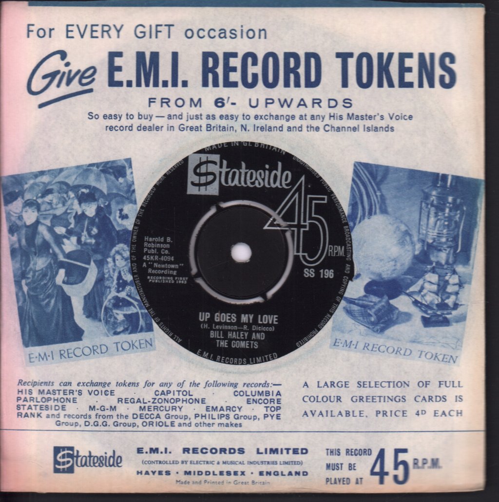 Bill Haley And His Comets - Tenor Man - 7 Inch