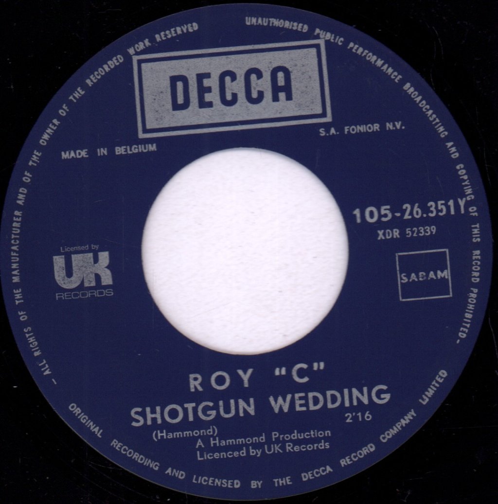 Roy C - Shotgun Wedding - 7 Inch
