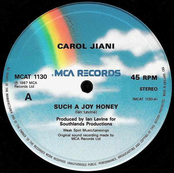 Carol Jiani - Such A Joy Honey - 12 Inch