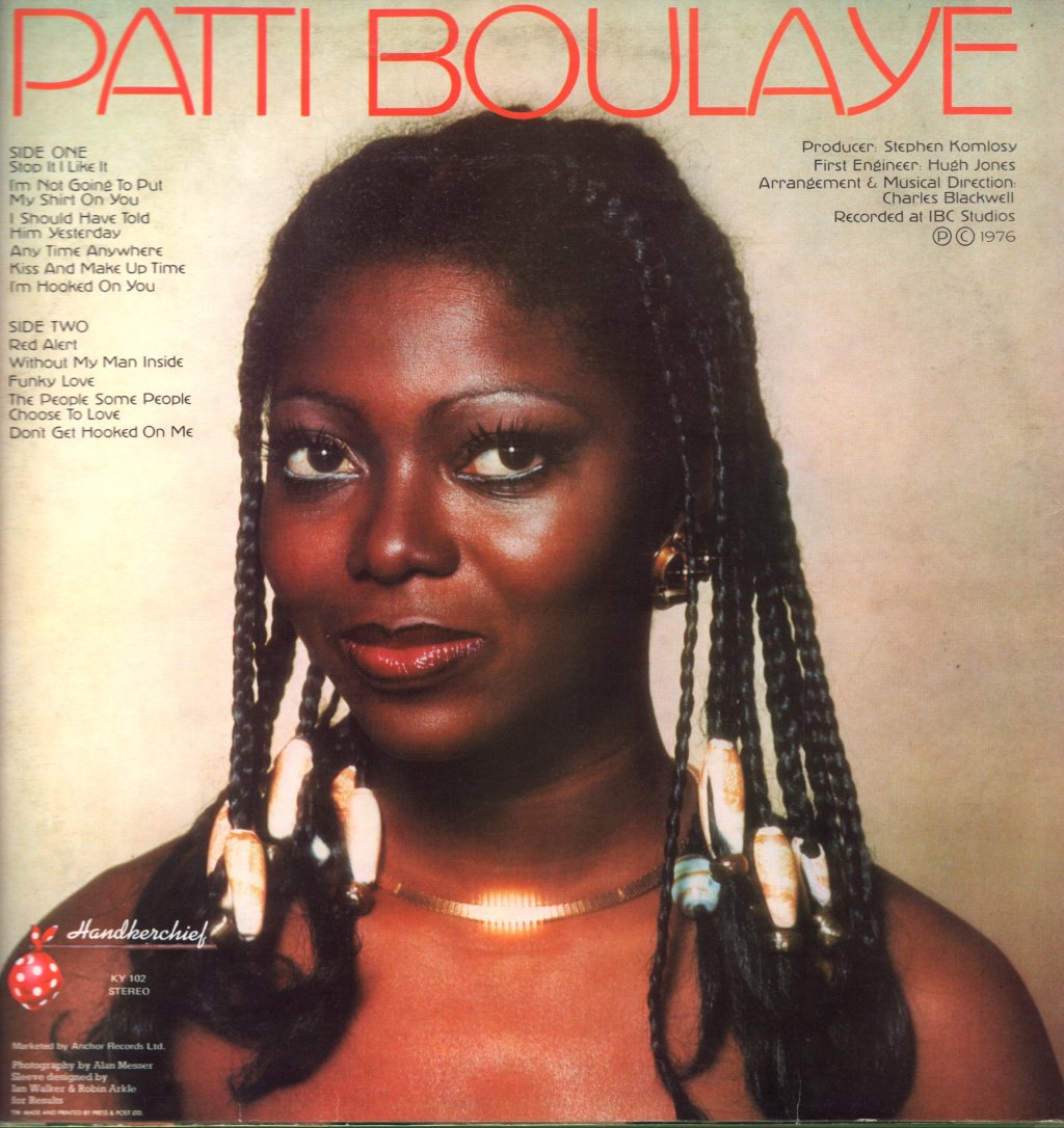 Patti Boulaye - Patti Boulaye - Lp
