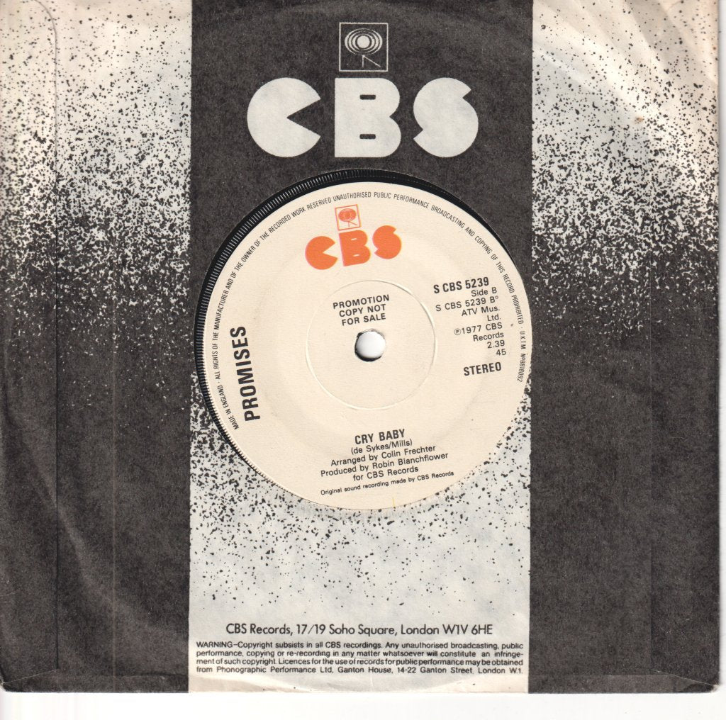 Promises - Tiger - 7 Inch