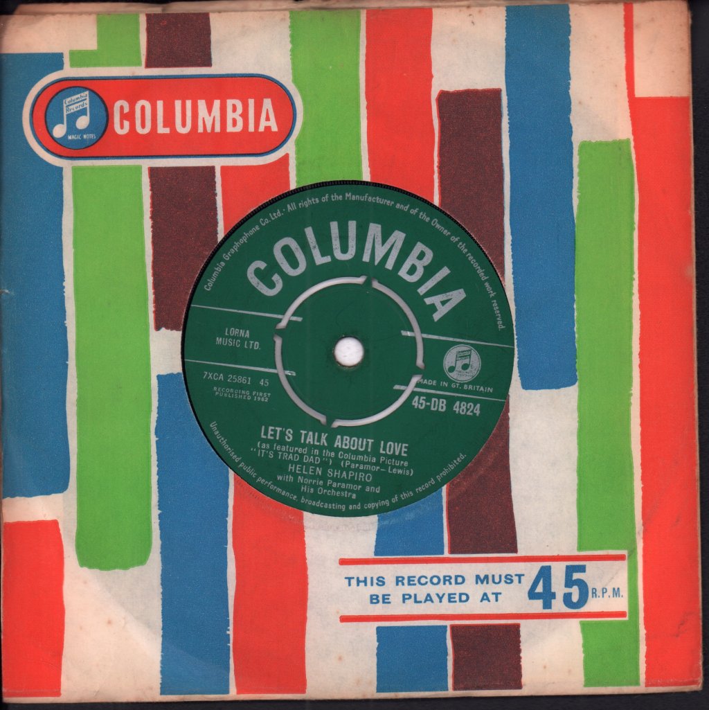 Helen Shapiro - Let's Talk About Love - 7 Inch