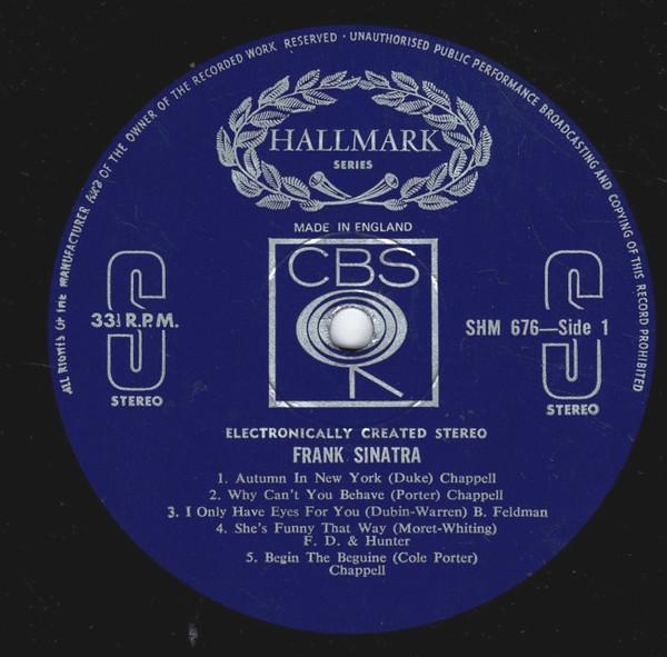Frank Sinatra - Frank Sinatra - Lp
