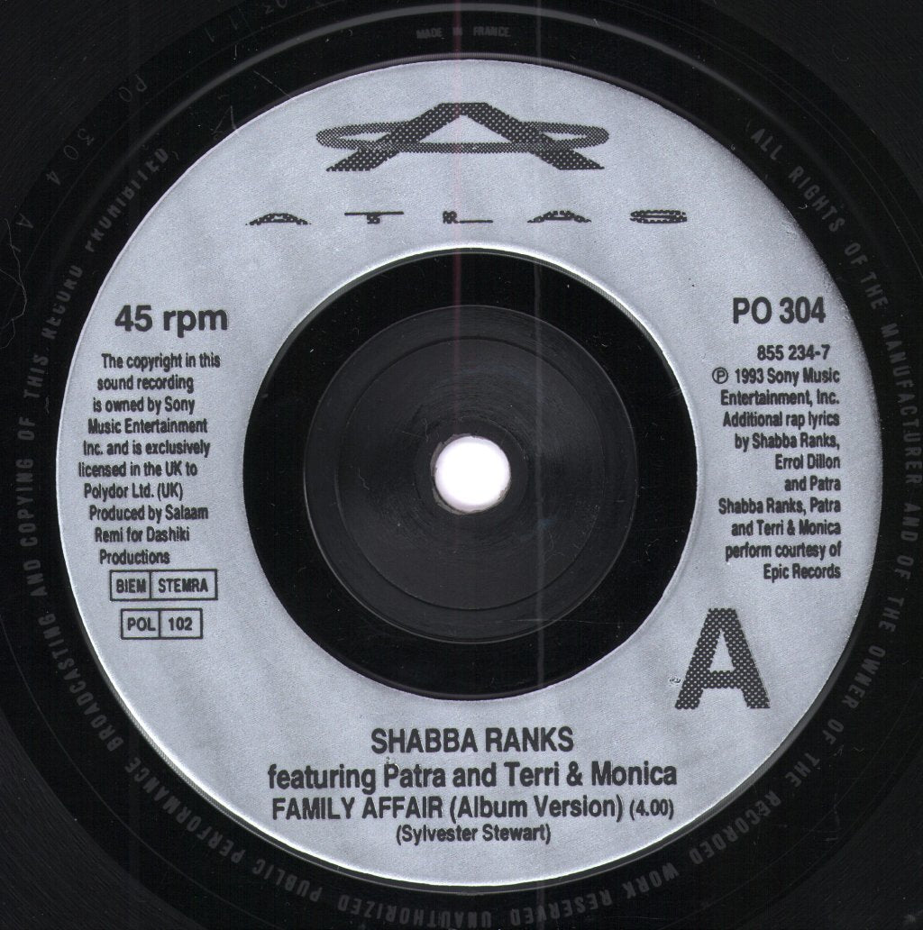 Shabba Ranks - Family Affair - 7 Inch