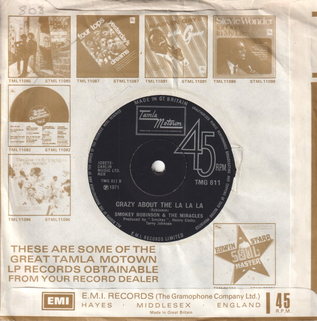 Miracles - My Girl Has Gone - 7 Inch