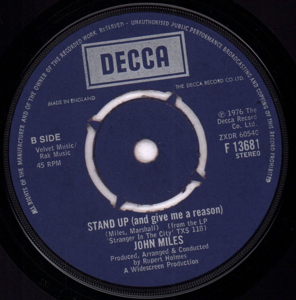 John Miles - Manhattan Skyline - 7 Inch
