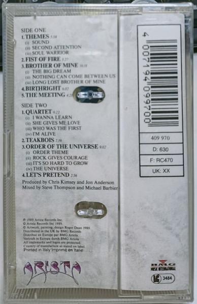 Anderson Bruford Wakeman Howe - Anderson Bruford Wakeman Howe - Cassette